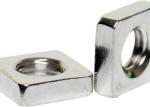1/4 3/8 1/2 Aluminum 6063 7075 Square Nut With Single Chamfer Track Bolt Nut