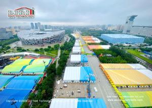 China Heat Insulation 8m Cube Structure Tent For Office Registration factory