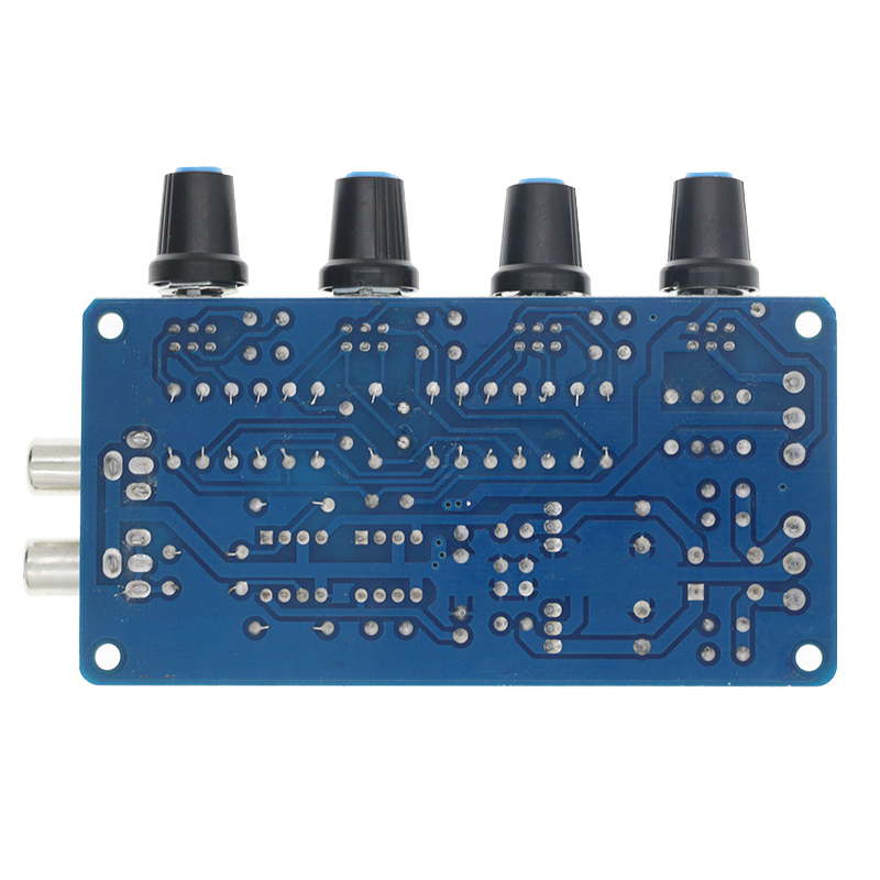4-Channel Home Amplifier NE5532 Stereo Preamp Module with Tone Control Circuit Receivers