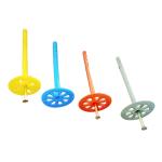 60mm Washer Plastic Insulation Anchors 8*95mm With Steel Nail Interior