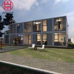 Zontop Low Cost Best Quality Modern Design Portable Well Camp Prefab Container