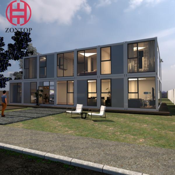 Zontop Low Cost Best Quality Modern Design Portable Well Camp Prefab Container