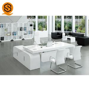 China High Strength Solid Surface Office Furniture Executive Office Desk SGS Certificated factory
