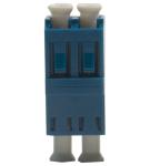 Green color Plastic APC / UPC SM / MM LC Fiber Optic Connector Adapters
