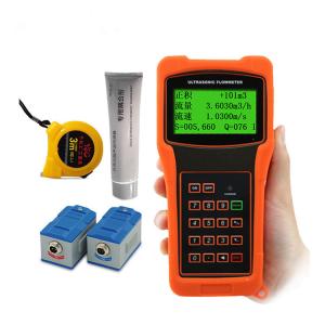China Handheld Ultrasonic Flow Meter Sensor / Totameter / Effusion Meter on sale