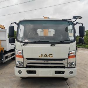 JAC RHD Cargo Truck With XCMG KSQS68-3 3.2Ton 3 Sections Boom Straight Crane