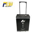 Fashion Color Printing Cardboard Trolley Box , Black Corrugated Folding Box
