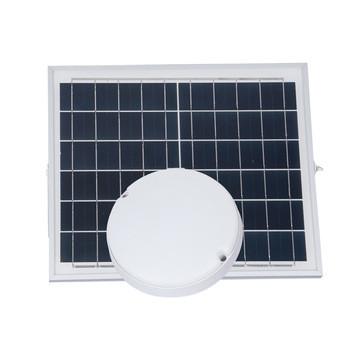 Plastic White Solar Ceiling Lights , Outdoor Solar Lighting With Remote