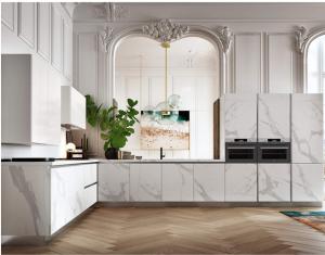 China White Shaker Cabinets American PVC Door Solid Wood Kitchen Cabinets factory