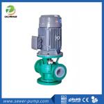 IGF Type Fluorine Lined Pipeline Centrifugal Pump 100L/Min Wear Resistant