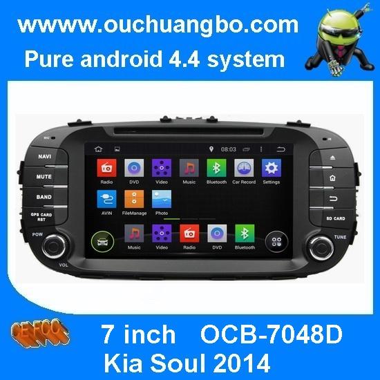 Ouchuangbo Auto Video GPS Stereo DVD Player for Kia Soul 2014 Android 4.4 System