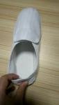Cleanroom White breathable PVC sole anti slip antistatic leather lab shoe esd