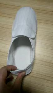 China Cleanroom White breathable PVC sole anti slip antistatic working leather shoe esd mesh shoes for electrics pharmaceutical factory