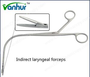 China Ent General Throat Instruments Indirect Laryngeal Forceps For Adult Group Durable factory