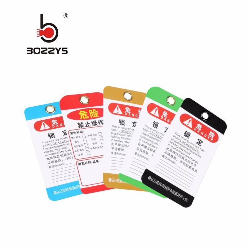 BOSHI 38mm Nylon Shackle ABS Plastic Body Safe Lock With Master Key