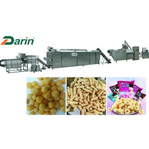 China Stainless Steel Expanded Corn Snacks Production Line factory