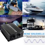 Single Phase Black Modified Sine Wave Power Inverter 2KW for Off Grid Solar