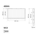 400AH Lithium Ion Solar Battery