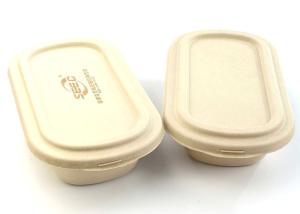 China diaposable paper pulp take away food fruit contianer lunch box factory