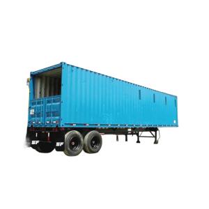 2 Axle Payload 40t Cargo Semi Trailer Vehicle Container Mechanical Suspension