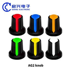 China AG2 Plastic Potentiometer Knob 15X17MM WH148 Knob Diameter 6mm Cap factory