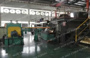 China 3 Strands Horizontal CCM Continuous Casting Machine For 95x25 Red Copper Pipes factory