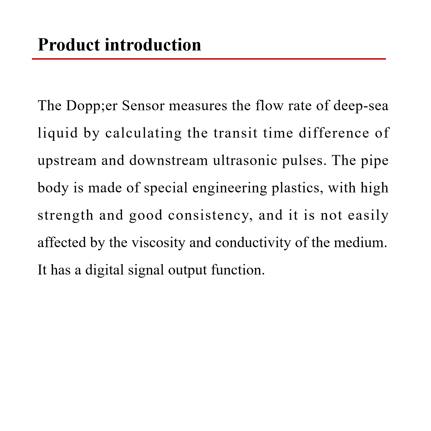AUDIOWELL 600KHz 5V Ultrasonic Doppler Sensor For Deep Sea Flow Monitoring System