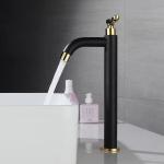SUS304 Stainless Steel Stylish Vessel Bathroom Single Cold Water Basin Taps In
