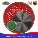 High Efficiency 110-230mm Diamond Saw Blades Sintered Hot Pressed Turbo Stone