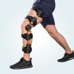 Telescopic Post Op Mechanical Knee Brace Gold Hinge , Functional Knee Brace