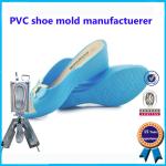 Steel PVC Shoe Upper Mould Two Colors 30 - 49 Wide Size Range