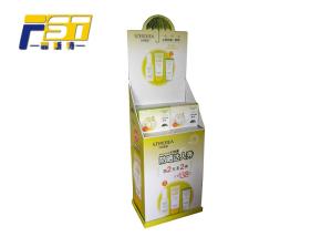 China Light Weight Cardboard Paper Dump Bins , Various Styles Recycling For Skin Lotion factory