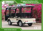 Durable 72V 7.5KM Electric Sightseeing Car With Storage Basket Climbing Capacity