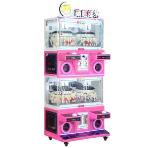 China Customized Four Player Electric Games Arcade Claw Crane Machine for Amusement Game Center factory