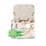 Fiber Optic Faceplate 2 Port FTTH Fiber Optic Wall Mount Termination Box