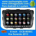 Ouchuangbo Pure Android 4.2 Auto DVD GPS Navi for Kia Sorento 2013 3G Wifi 1