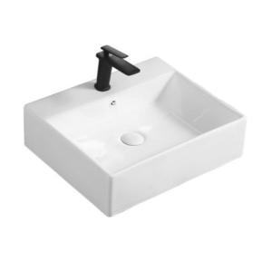 China Bathroom Countertop Ceramic Basin bowl Wall Mounted Glossy Finished factory