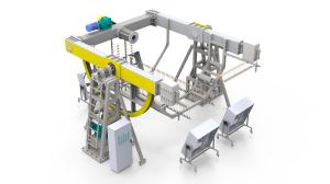 China OEM Rotomoulding Water Tank Making Machine Adjustable Rotation Speed factory
