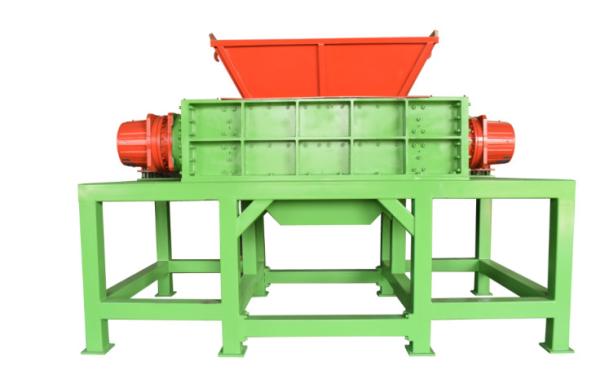 Double Shaft Shredder Metal Shredder PLC Control Metal Recycling Machine Double