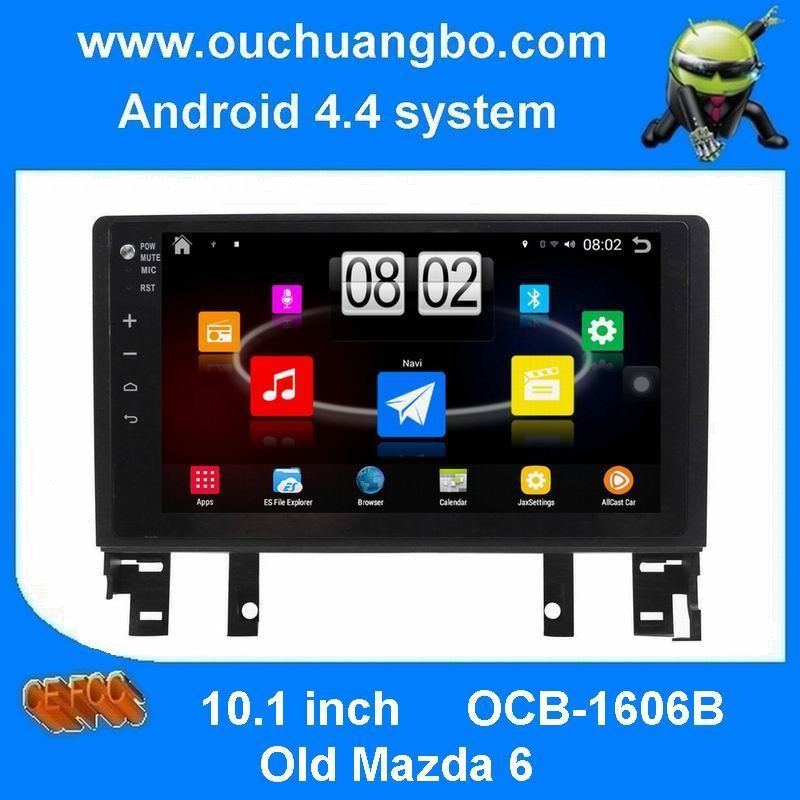 Ouchuangbo android 4.4 car stereo dvd radio for Old Mazda 6 suppoer 3188 Cortex A9 Quad core 3G wifi BT USB
