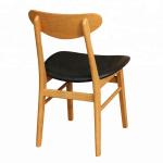 Modern Luxury Metal Wood Dining Chairs Restaurant Eco - Friendly Simplicity