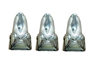 China Silver Casket Hardware Plastic Material , Coffin Accessories With Iron Bars factory