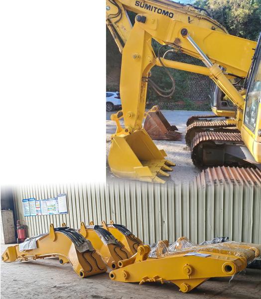 Mining Construction Extension Short Reach Cat Komatsu Kobelco Excavator Arm for