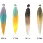 100g Synthetic Jumbo Braiding Hair For Black Women Bomb Twist Crochet Hair
