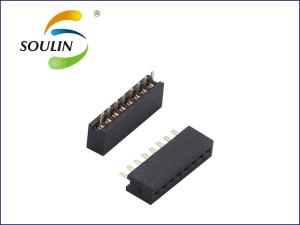 China 9 Pin H3.4 Straight Female Header Connector Single Row Pin Header factory
