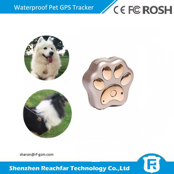 China Small pet gps tracking device for dogs with android & IOS app google maps factory