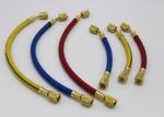 Plus II 1/4" Heavy Duty HCA Straight x Angle R22 R502 R134a Charging Hose