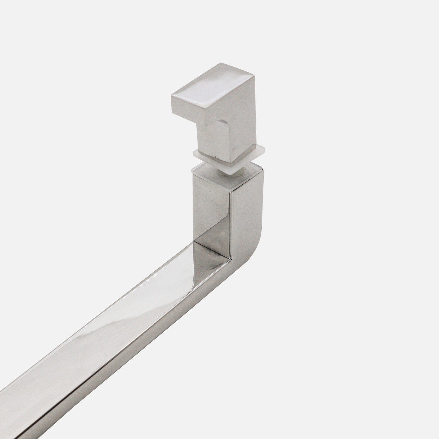 12mm Glass Thickness Stainless Steel Rectangular Tube Bar Glass Door Straight Single Sided Pull Handle