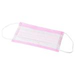 Windproof Pink Disposable Mask , Pink Face Mask Fluid Resistant Keep Warm