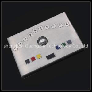 China Desktop Type Industrial Keyboard With Trackball For Self Service Equipment factory
